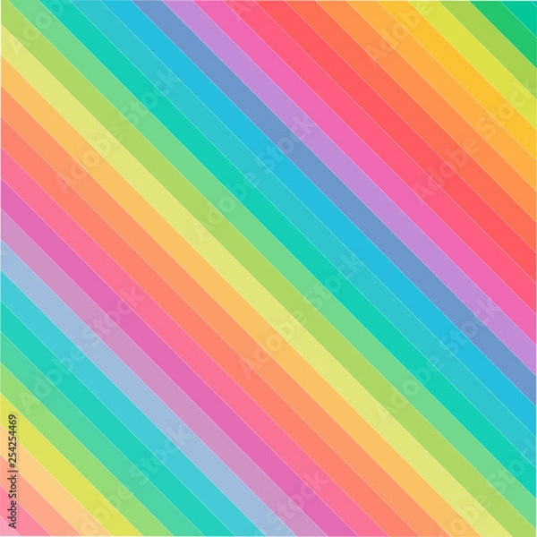 Obraz abstract rainbow colorful background vector