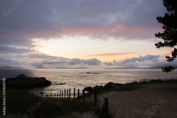 Fototapeta Cielo Nublado desde Samil