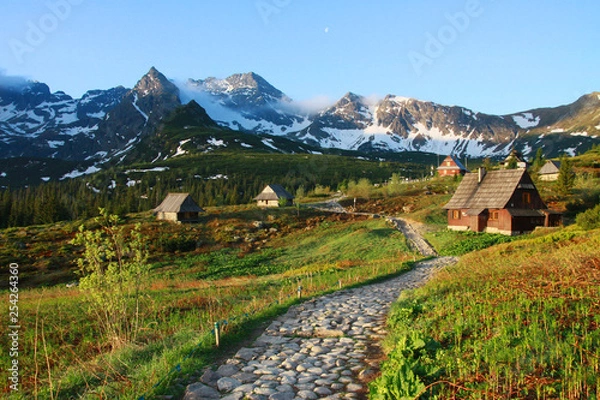 Fototapeta Spring w górach Tatra (Dolina Gasienicowa), Polska