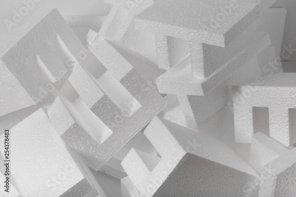 Obraz styrofoam figures white