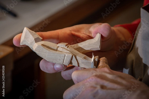 Obraz Holzschnitzerei