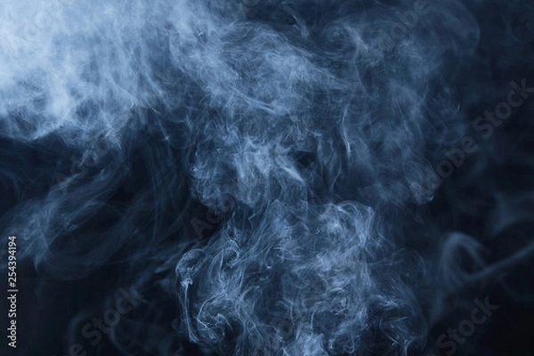 Obraz smoke on black background