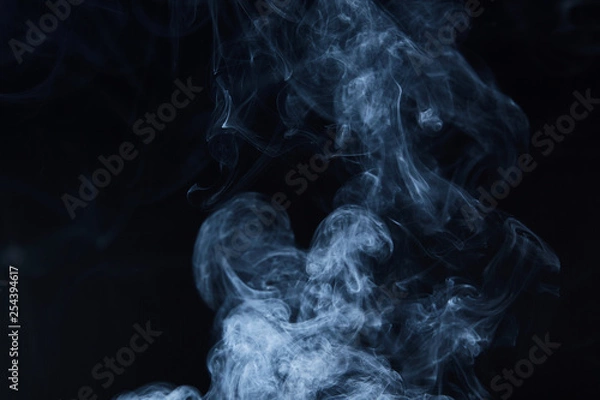 Obraz smoke on black background