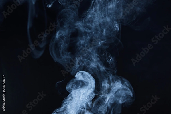 Obraz smoke on black background