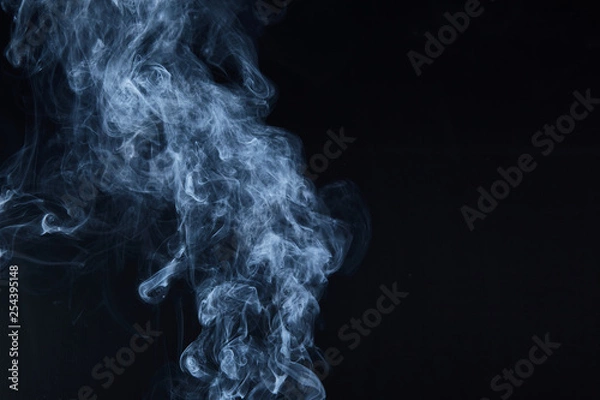 Obraz smoke on black background