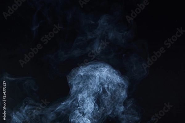 Obraz smoke on black background