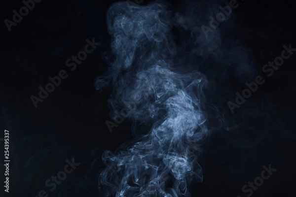 Obraz smoke on black background