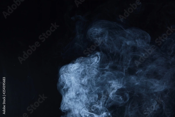 Obraz smoke on black background