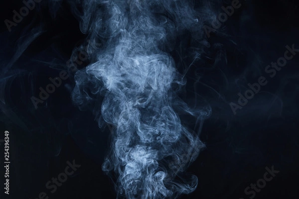 Obraz smoke on black background