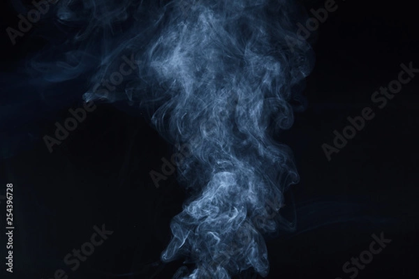 Obraz smoke on black background