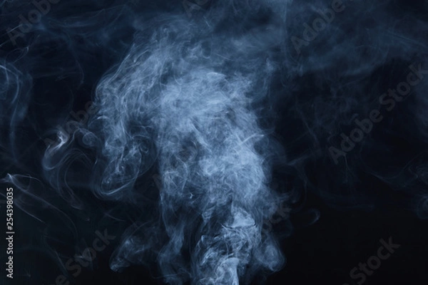 Obraz smoke on black background