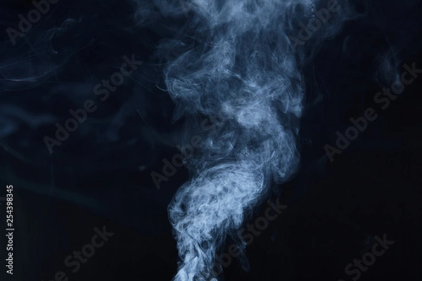 Obraz smoke on black background