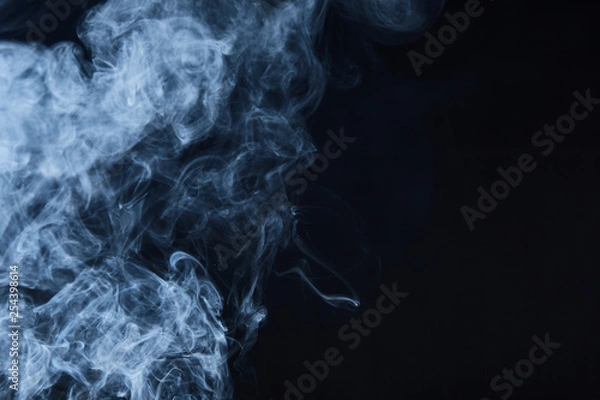 Obraz smoke on black background