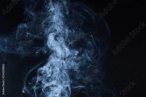 Obraz smoke on black background