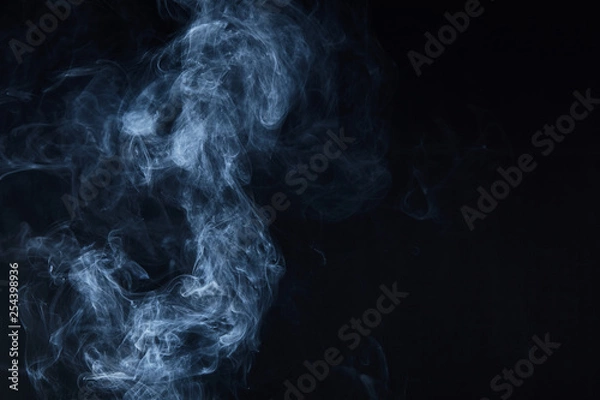Obraz smoke on black background