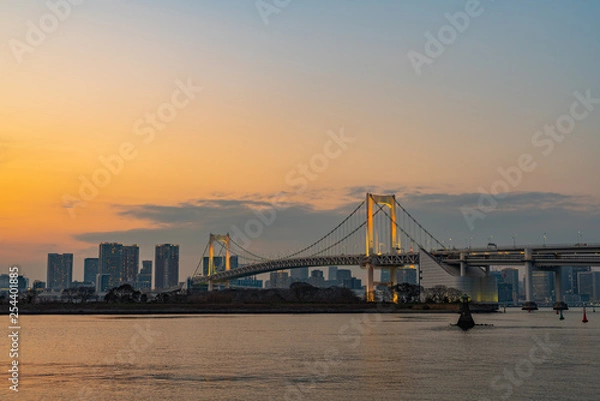 Obraz Rainbow Bridge in Odaiba