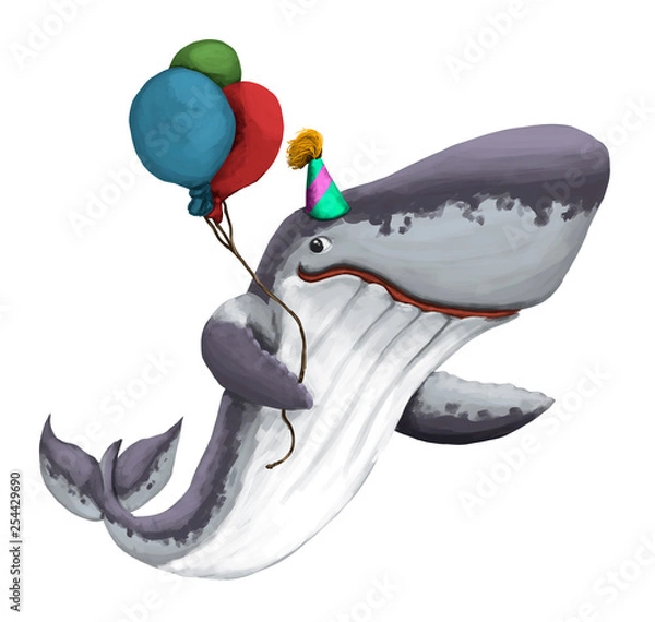 Obraz Party Whale No.2