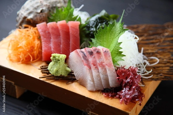 Fototapeta sashimi combo plate