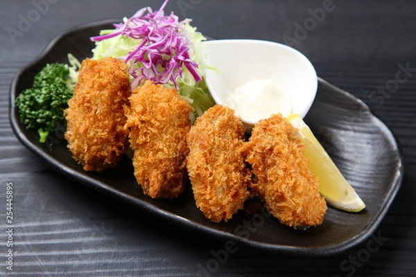 Fototapeta Deep fried oysters