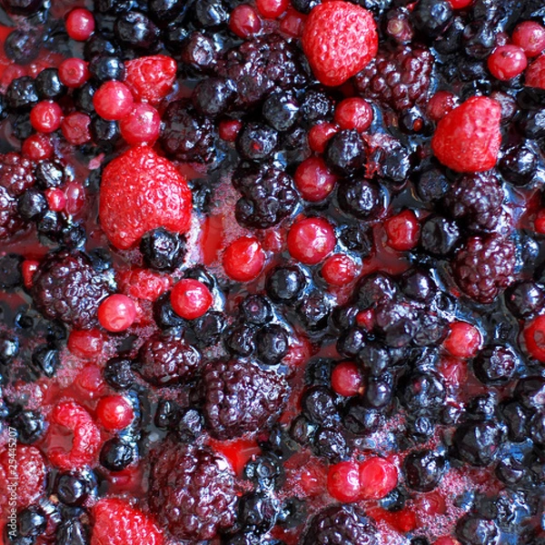 Obraz Fruit topping.