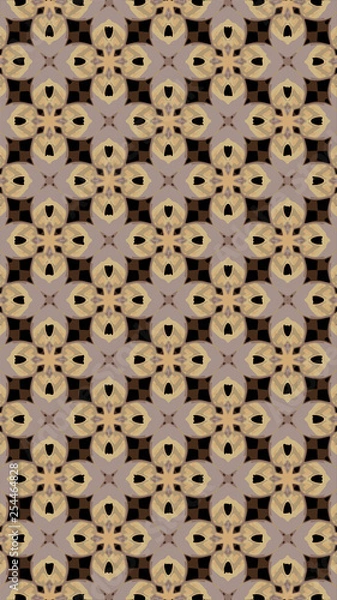 Fototapeta Ornate geometric pattern and abstract colored background
