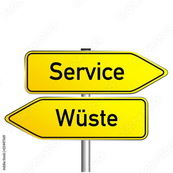 Fototapeta Serviceleistung