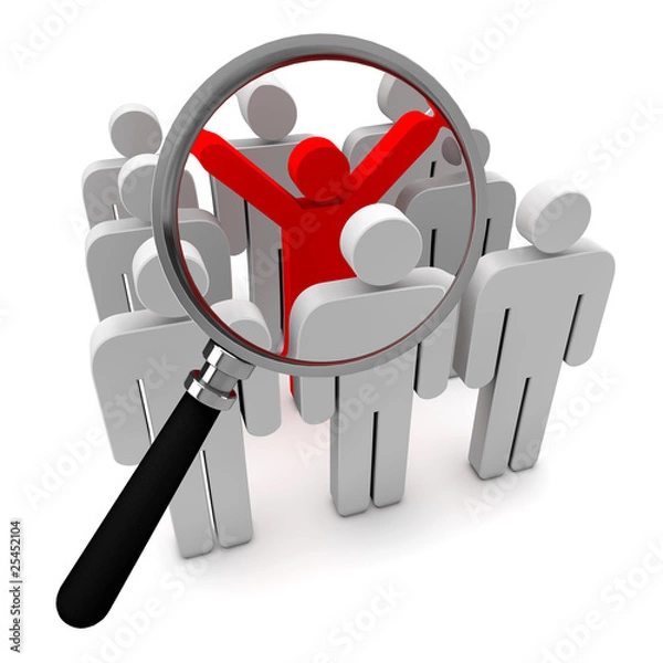 Obraz Human resources job search