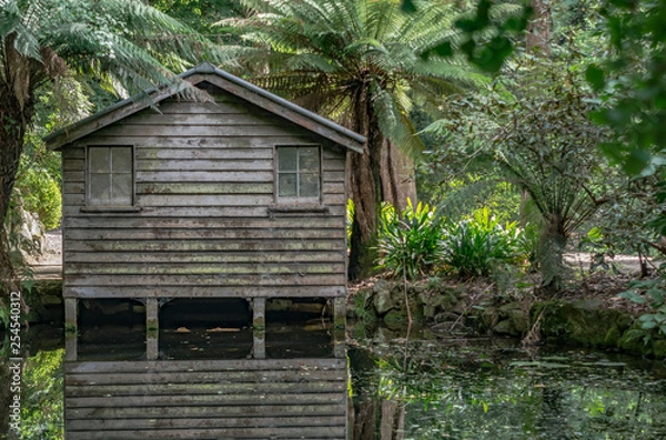 Fototapeta Boathouse Close