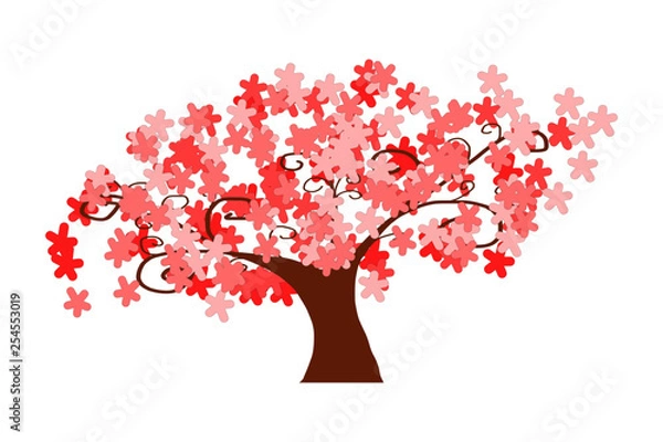 Obraz Spring Flowering Pink Tree