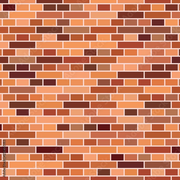 Fototapeta Red brick wall background