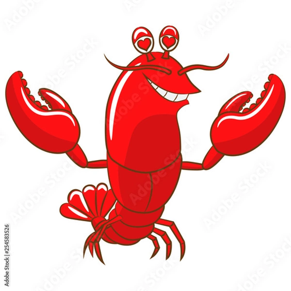 Obraz lobster vector clipart