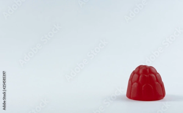 Obraz Raspberry on white background