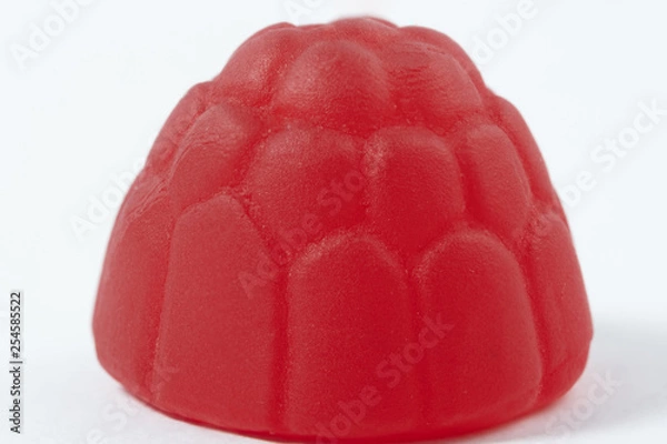 Obraz Extreme closeup of raspberry candy