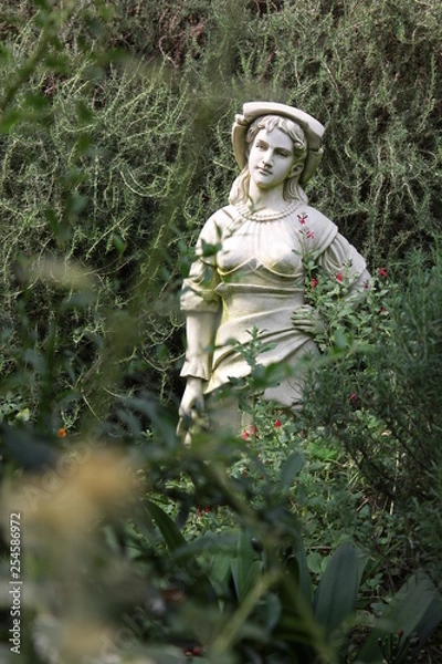 Obraz statue in the garden