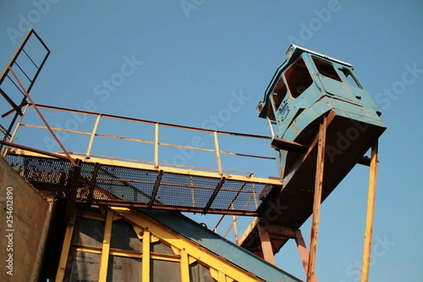 Obraz old metal building