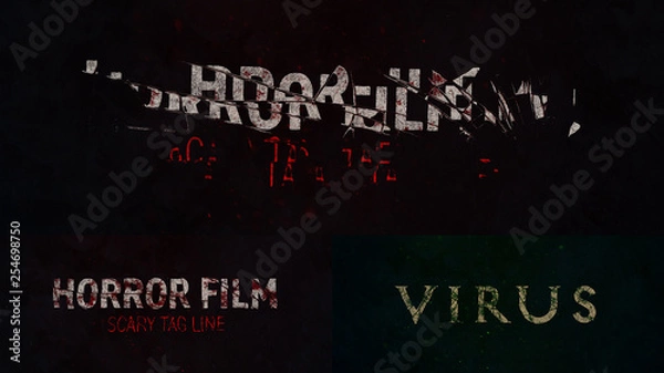 Obraz Horror Shatter Reveal Title