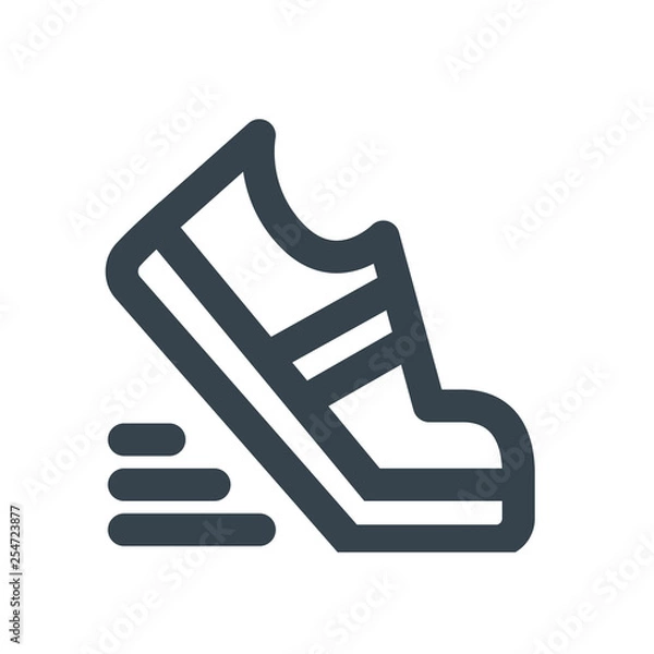 Obraz Sport shoe  icon. Running sign