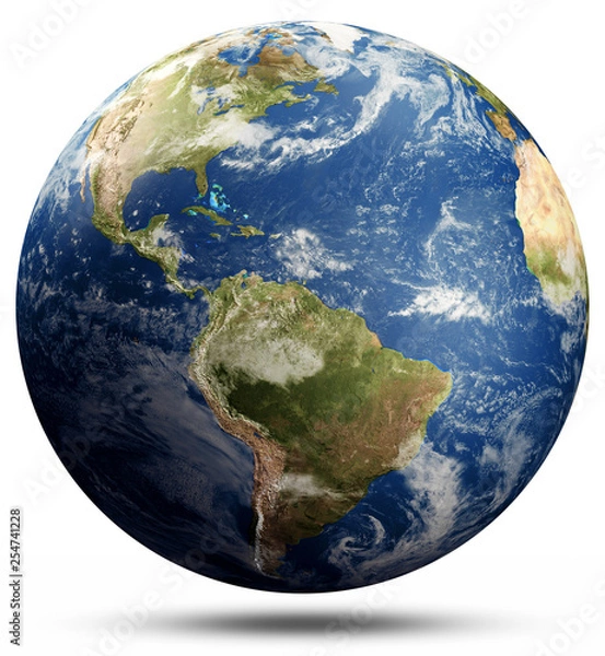 Fototapeta Planet Earth clouds