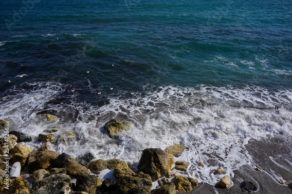 Obraz Sea against rocks