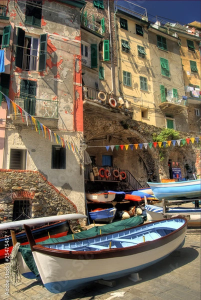 Obraz Barcas en tierra