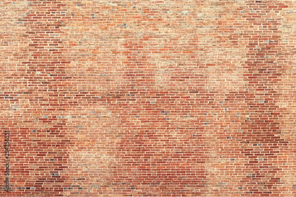 Fototapeta Old red brick wall background