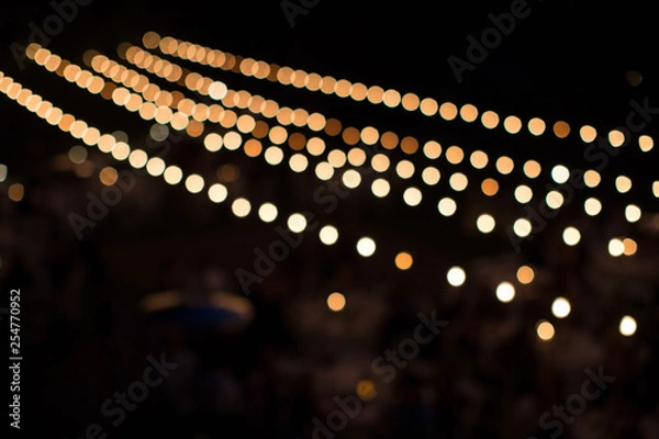 Fototapeta lights on black background