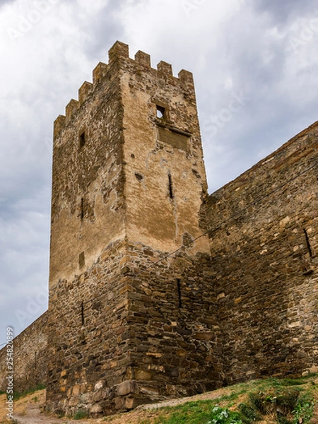 Fototapeta Tower in the old fortress