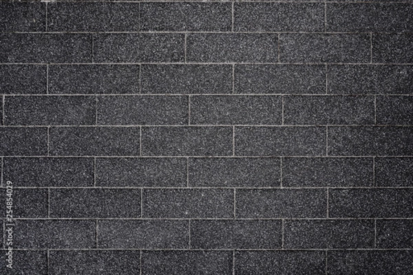 Obraz black granite stone texture background