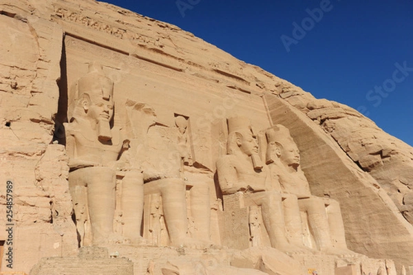 Fototapeta The Great Temple of Rameses II in Abu Simbel , Egypt