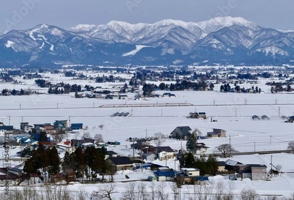 Obraz 《秋田新幹線の風景》秋田県大仙市
