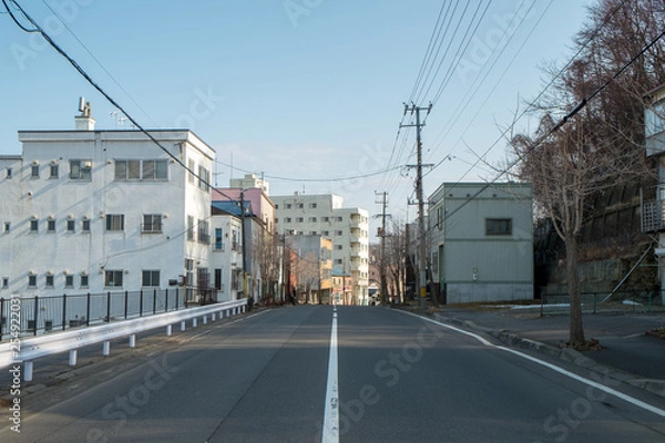 Obraz 直線道路