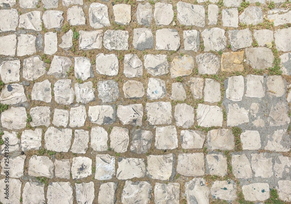 Obraz Stone pavement texture. Natural background