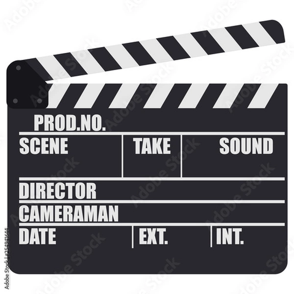 Fototapeta Movie cracker. Single icon in cartoon style