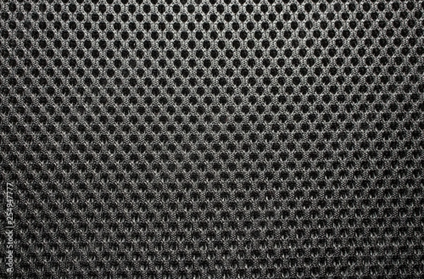 Fototapeta Closeup the mesh fabric pattern of the backrest of the chair 